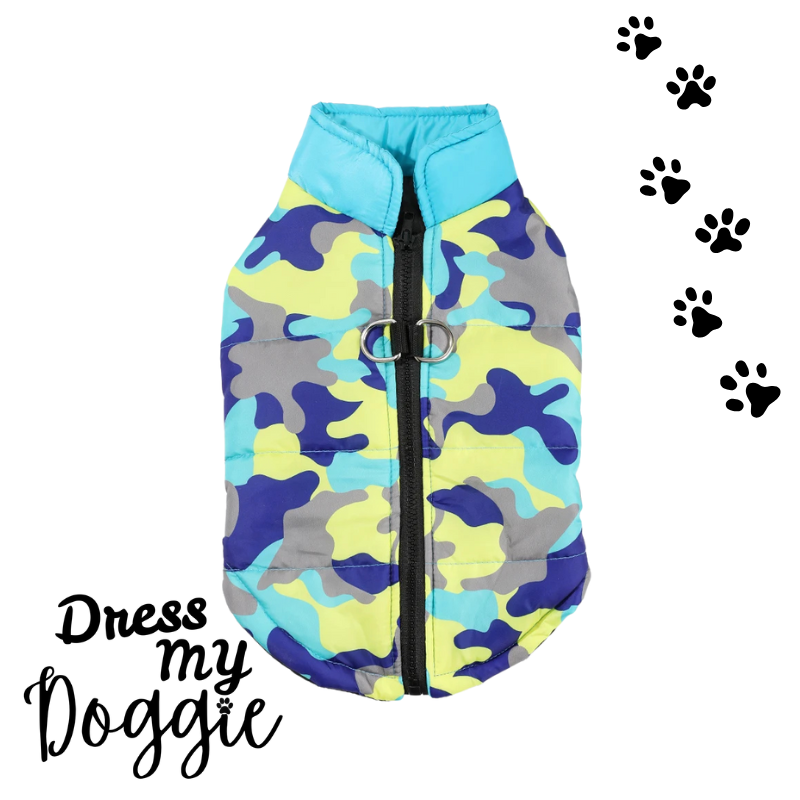 "Scout" Waterproof Camo Dog Coat