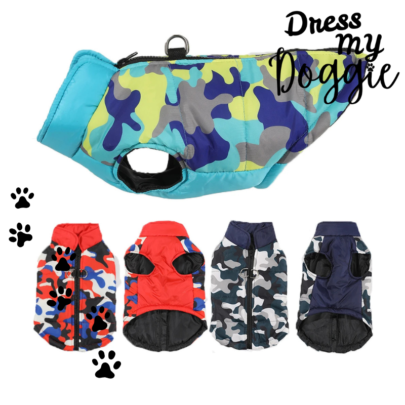 "Scout" Waterproof Camo Dog Coat