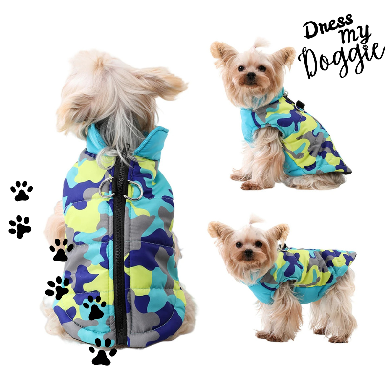 "Scout" Waterproof Camo Dog Coat