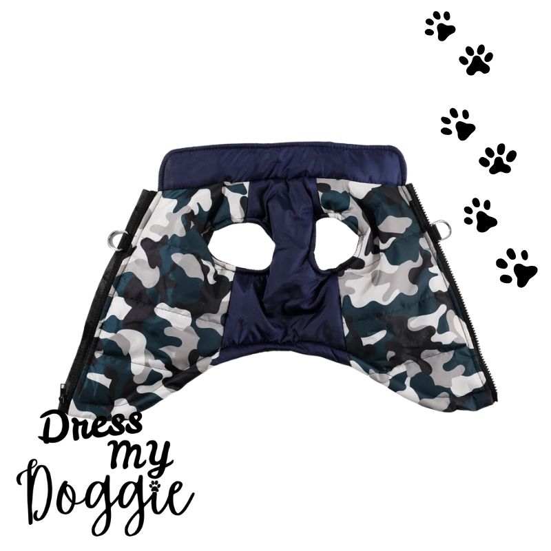 "Scout" Waterproof Camo Dog Coat