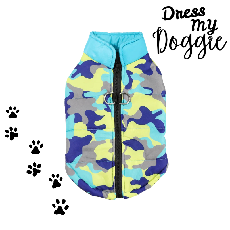 "Scout" Waterproof Camo Dog Coat