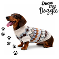 "Cosy Cabin" Knitted Dog Jumper