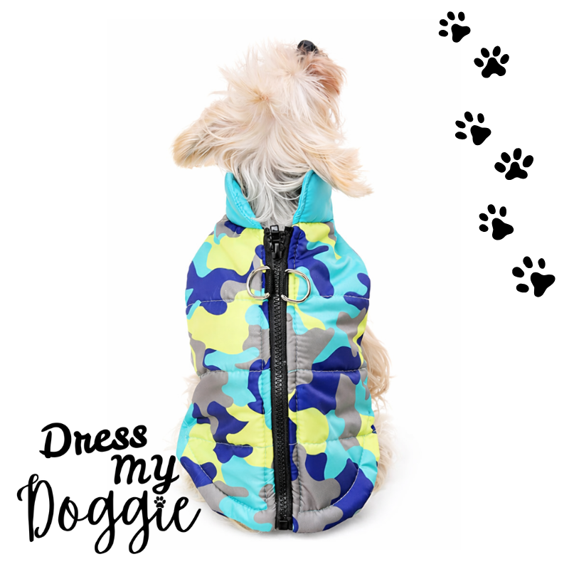 "Scout" Waterproof Camo Dog Coat