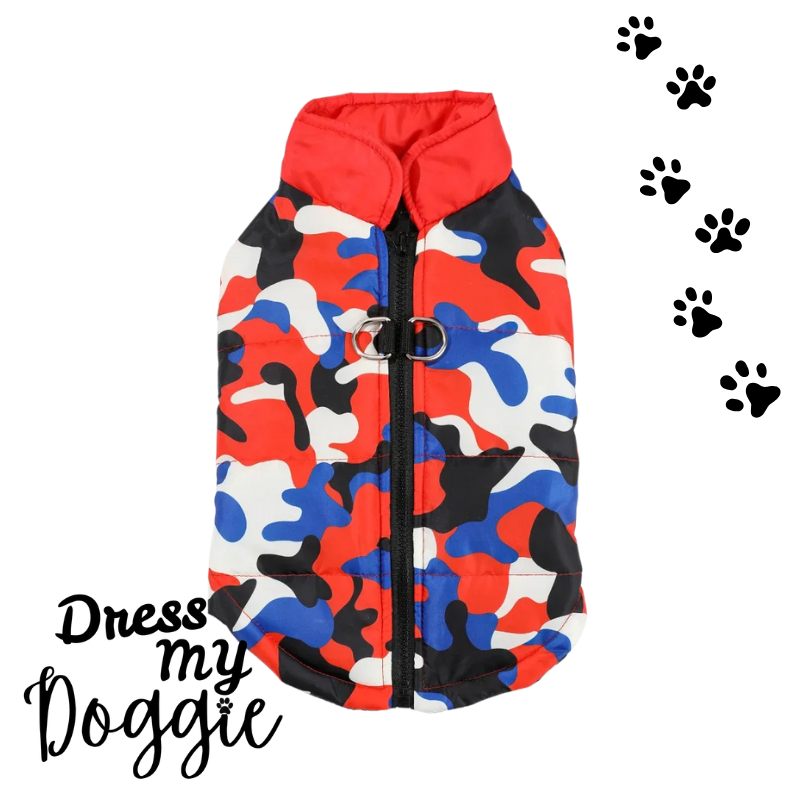 "Scout" Waterproof Camo Dog Coat